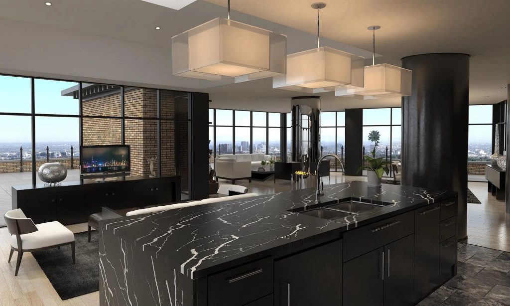 Black Quartz Countertops