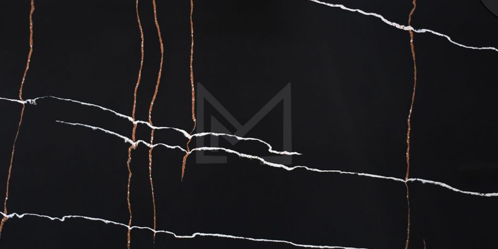 Laurent Noir black quartz stone